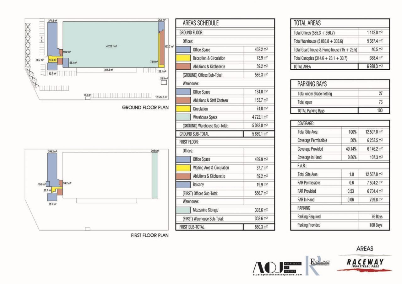 Raceway Industrial Park Area Schedules